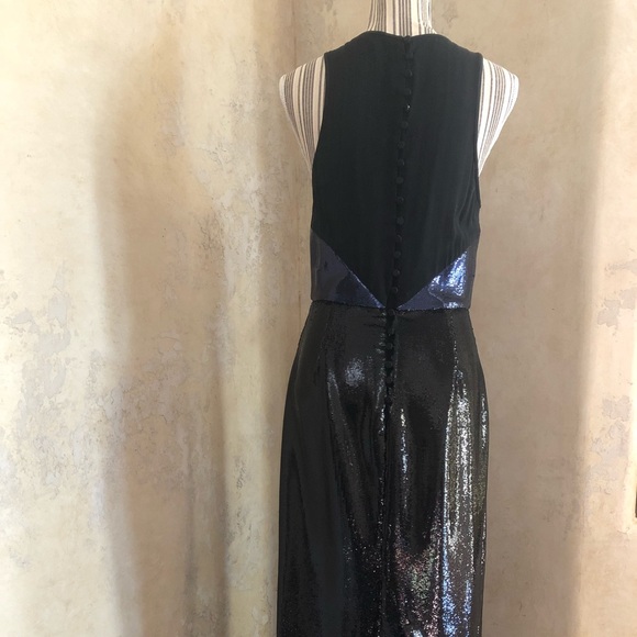 Diane Von Furstenberg slvls high neck evening gown - Picture 3 of 7